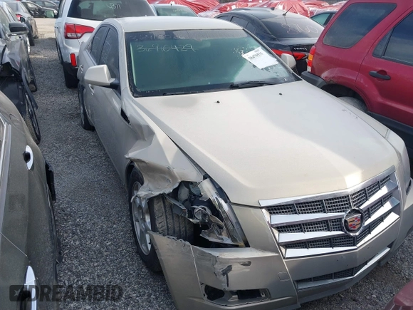 2009 Cadillac CTS AWD w/1SA with VIN 1G6DG577690146450, listed as a IAAI auction lot 38470531 with 1 mi miles. Bid and sale history available at carsss.com. Image 1.