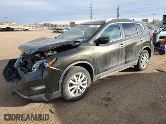 2017 Nissan Rogue SL with VIN 5N1AT2MV5HC731848, listed as a Copart auction lot 42745905 with 136,042 mi miles and Salvage Title. Bid and sale history available at carsss.com. Image 1.