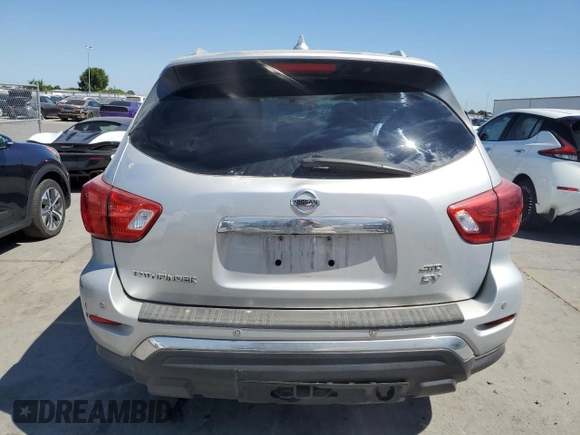 2019 Nissan Pathfinder S with VIN 5N1DR2MM8KC620592, listed as a Copart auction lot 63544115 with 165,211 mi miles and Clean title. Bid and sale history available at DreamBid. Image 6.