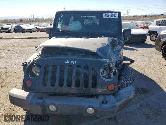 2013 Jeep Wrangler Unlimited Rubicon with VIN 1C4BJWFG2DL533839, listed as a Copart auction lot 88917985 with 112,673 mi miles and Salvage Title. Bid and sale history available at carsss.com. Image 5.
