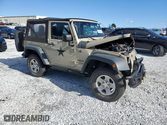 2018 Jeep Wrangler Willys Wheeler W with VIN 1C4AJWAG1JL800872, listed as a Copart auction lot 84492064 with 39,032 mi miles and Salvage title. Bid and sale history available at DreamBid. Image 4.