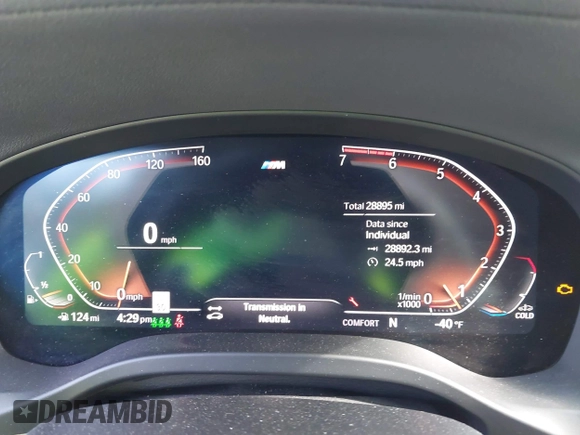 2021 BMW X3 sDrive30i z VIN 5UXTY3C00M9G70296, wystawiony jako IAAI lot #42295882 z przebiegiem 28 895 mil mil oraz . Historia ofert i sprzedaży dostępna na DreamBid. Obrazek 7.