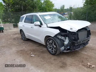 2022 Hyundai Palisade Calligraphy z VIN KM8R74HE5NU349791, wystawiony jako IAAI lot #42475430 z przebiegiem 41 451 mil mil oraz . Historia ofert i sprzedaży dostępna na DreamBid. Obrazek 1.