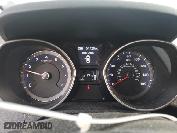 2013 Hyundai Elantra GT with VIN KMHD35LE0DU131291, listed as a Copart auction lot 70772334 with 54,428 mi miles and Salvage Title. Bid and sale history available at carsss.com. Image 9.