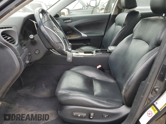 2009 Lexus IS 250 with VIN JTHCK262395032032, listed as a Copart auction lot 58384945 with 100,775 mi miles and Salvage title. Bid and sale history available at DreamBid. Image 7.