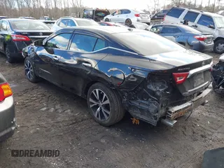 2017 Nissan Maxima SV with VIN 1N4AA6AP0HC396771, listed as a IAAI auction lot 41441040 with 144,489 mi miles. Bid and sale history available at carsss.com. Image 3.