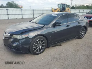 2015 Acura TLX Technology z VIN 19UUB2F53FA015686, wystawiony jako Copart lot #54389345 z przebiegiem 100 865 mil mil oraz Szkoda całkowita • Salvage title. Historia ofert i sprzedaży dostępna na DreamBid. Obrazek 1.