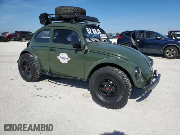 1962 Volkswagen Beetle with VIN 4678770, listed as a Copart auction lot 43147385 with 1,657 mi miles and Non Repairable. Bid and sale history available at DreamBid. Image 4.
