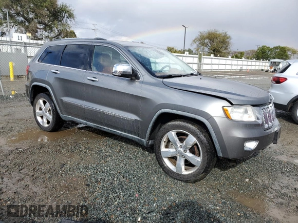 2012 Jeep Grand Cherokee Overland with VIN 1C4RJECT4CC137792, listed as a Copart auction lot 48070625 with 150,082 mi miles and Salvage Title. Bid and sale history available at carsss.com. Image 4.