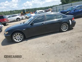 2003 BMW 7 Series 745Li with VIN WBAGN63403DR14647, listed as a Copart auction lot 65551264 with Not Provided miles and Clean Title. Bid and sale history available at carsss.com. Image 1.