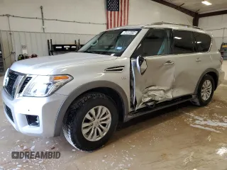 2017 Nissan Armada SV with VIN JN8AY2ND3H9009629, listed as a Copart auction lot 84996414 with 88,977 mi miles and Clean Title. Bid and sale history available at carsss.com. Image 1.