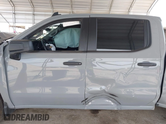 2024 Chevrolet Silverado 1500 Custom with VIN 1GCPABEK0RZ328996, listed as a IAAI auction lot 41918462 with 14,689 mi miles and . Bid and sale history available at DreamBid. Image 14.