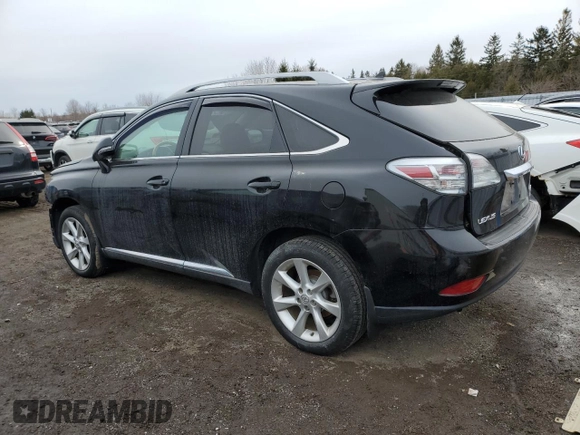 2010 Lexus RX 350 with VIN 2T2BK1BA5AC058607, listed as a Copart auction lot 46995305 with Not Provided miles and Salvage Title. Bid and sale history available at DreamBid. Image 2.