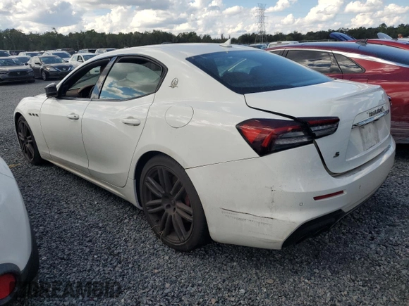 2021 Maserati Ghibli S with VIN ZAM57YSA6M1378227, listed as a Copart auction lot 73846784 with Not provided miles and Non repairable. Bid and sale history available at DreamBid. Image 2.