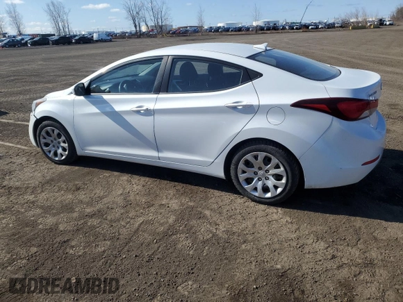 2016 Hyundai Elantra SE with VIN 5NPDH4AE8GH683400, listed as a Copart auction lot 51216025 with 179,569 mi miles and Salvage title. Bid and sale history available at DreamBid. Image 2.