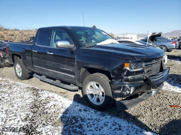 2018 Chevrolet Silverado 1500 LTZ with VIN 1GCVKSECXJZ271417, listed as a Copart auction lot 42434595 with 59,063 mi miles and Salvage Title. Bid and sale history available at carsss.com. Image 4.