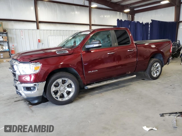 2019 Ram 1500 Big Horn z VIN 1C6RREBT3KN639486, wystawiony jako Copart lot #64940864 z przebiegiem 63 879 mil mil oraz Szkoda całkowita • Salvage title. Historia ofert i sprzedaży dostępna na DreamBid. Obrazek 1.