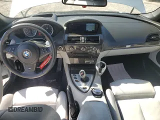 2007 BMW 6 Series M6 with VIN WBSEK93557CY78018, listed as a Copart auction lot 75722304 with 122,260 mi miles and Salvage Title. Bid and sale history available at carsss.com. Image 8.