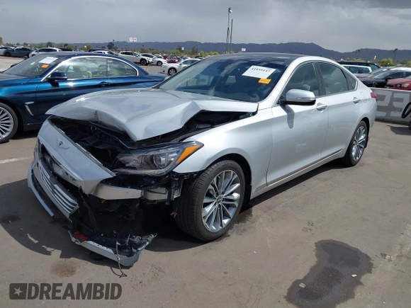 2016 Hyundai Genesis 3.8L with VIN KMHGN4JEXGU137527, listed as a IAAI auction lot 41959117 with 70,111 mi miles and . Bid and sale history available at DreamBid. Image 17.