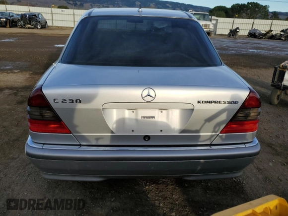 2000 Mercedes-Benz C 230 Kompressor with VIN WDBHA24GXYA802790, listed as a Copart auction lot 87460324 with 156,593 mi miles and Salvage Title. Bid and sale history available at carsss.com. Image 6.