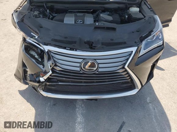 2018 Lexus RX 350L Premium with VIN JTJGZKCA4J2003555, listed as a Copart auction lot 55888515 with 61,391 mi miles and Salvage title. Bid and sale history available at DreamBid. Image 12.