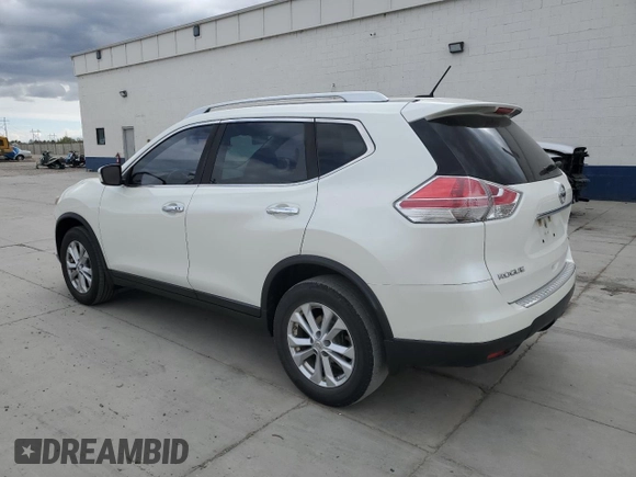 2016 Nissan Rogue SV with VIN KNMAT2MVXGP629263, listed as a Copart auction lot 54783115 with 136,322 mi miles and Clean Title. Bid and sale history available at carsss.com. Image 2.
