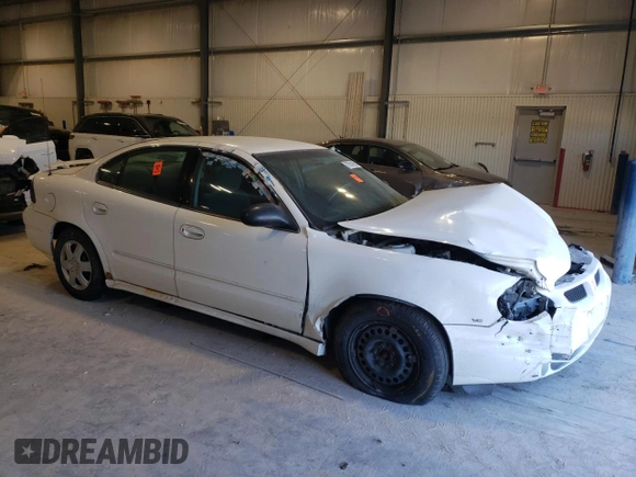 2004 Pontiac Grand Am SE1 with VIN 1G2NF52E74C198224, listed as a Copart auction lot 87881955 with 282,600 mi miles and Salvage Title. Bid and sale history available at carsss.com. Image 4.