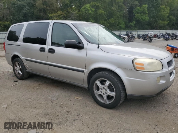2007 Chevrolet Uplander LS Fleet z VIN 1GNDV23167D116932, wystawiony jako Copart lot #70323424 z przebiegiem 129 850 mil mil oraz Szkoda całkowita • Salvage title. Historia ofert i sprzedaży dostępna na DreamBid. Obrazek 4.