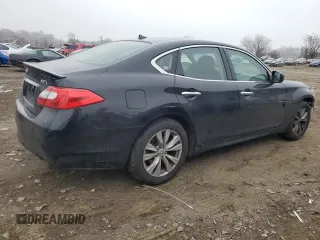 2011 Infiniti M37 with VIN JN1BY1AR5BM372565, listed as a Copart auction lot 84154384 with 318,255 mi miles and Salvage Title. Bid and sale history available at carsss.com. Image 3.