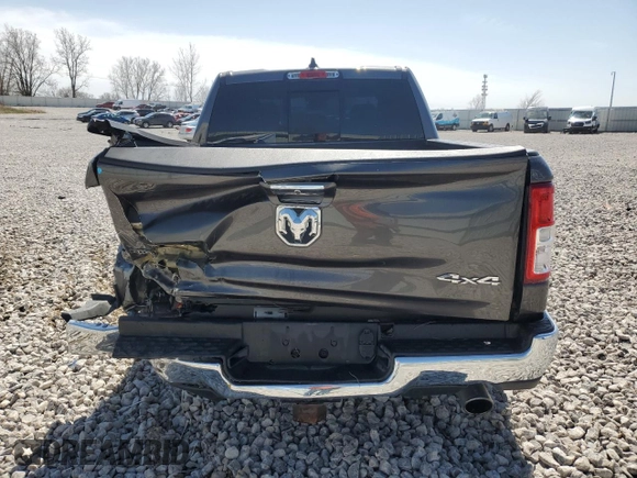 2020 Ram 1500 Big Horn with VIN 1C6SRFFT2LN392027, listed as a Copart auction lot 52883145 with 80,669 mi miles and Clean Title. Bid and sale history available at carsss.com. Image 6.