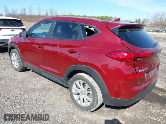 2020 Hyundai Tucson SE with VIN KM8J2CA43LU241383, listed as a IAAI auction lot 41952052 with 15,491 mi miles. Bid and sale history available at carsss.com. Image 3.