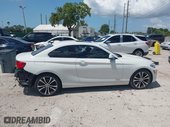 2020 BMW 2 Series 230i with VIN WBA2J1C05L7E54523, listed as a IAAI auction lot 42013928 with 43,659 mi miles. Bid and sale history available at carsss.com. Image 13.