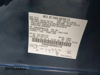 2017 Ford Flex Limited with VIN 2FMHK6D88HBA05128, listed as a IAAI auction lot 41209291 with 309,889 mi miles. Bid and sale history available at carsss.com. Image 9.