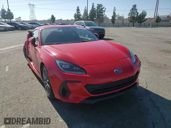 2023 Subaru BRZ Premium with VIN JF1ZDBC1XP8701528, listed as a Copart auction lot 46751035 with 24,619 mi miles and Salvage Title. Bid and sale history available at carsss.com. Image 10.