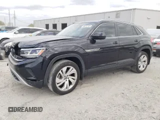 2020 Volkswagen Atlas SEL with VIN 1V2ME2CA1LC232269, listed as a Copart auction lot 48874745 with 107,967 mi miles and Salvage title. Bid and sale history available at DreamBid. Image 1.