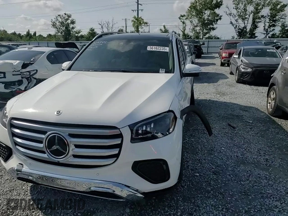 2024 Mercedes-Benz GLS 450 with VIN 4JGFF5KEXRB087062, listed as a Copart auction lot 56162235 with 20,550 mi miles and Salvage title. Bid and sale history available at DreamBid. Image 14.