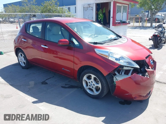 2013 Nissan LEAF SL with VIN 1N4AZ0CP5DC418535, listed as a IAAI auction lot 42084970 with 51,361 mi miles and . Bid and sale history available at DreamBid. Image 1.