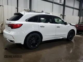 2020 Acura MDX Sport Hybrid w/Advance Pkg with VIN 5J8YD7H7XLL001792, listed as a Copart auction lot 88043645 with 49,726 mi miles and Salvage Title. Bid and sale history available at carsss.com. Image 3.
