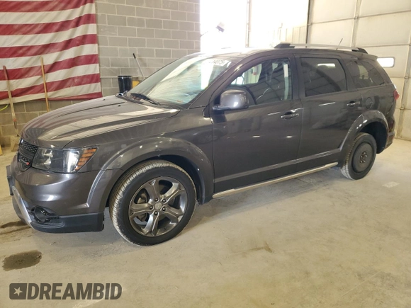 2015 Dodge Journey Crossroad with VIN 3C4PDCGG7FT645490, listed as a Copart auction lot 51214075 with 138,518 mi miles and Salvage Title. Bid and sale history available at DreamBid. Image 1.