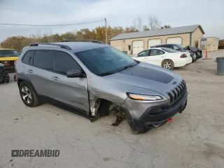 2017 Jeep Cherokee Trailhawk L Plus with VIN 1C4PJMBB9HW536536, listed as a Copart auction lot 78472954 with 89,657 mi miles and Salvage Title. Bid and sale history available at carsss.com. Image 4.