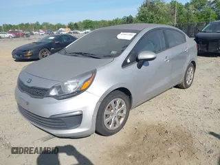2016 Kia Rio LX with VIN KNADM4A37G6658991, listed as a IAAI auction lot 42092386 with 97,410 mi miles. Bid and sale history available at carsss.com. Image 2.