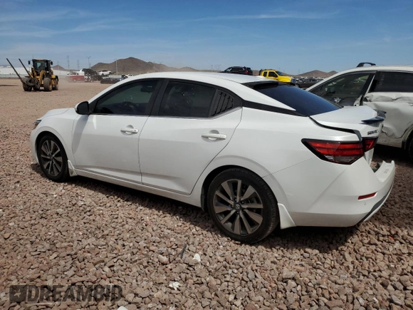 2021 Nissan Sentra SV with VIN 3N1AB8CV6MY243380, listed as a Copart auction lot 50844655 with 48,116 mi miles and Salvage Title. Bid and sale history available at DreamBid. Image 2.