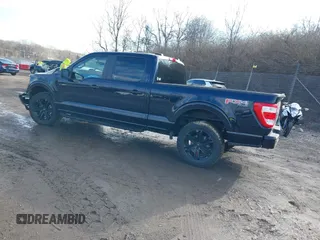 2023 Ford F-150 XL with VIN 1FTFW1E56PKE86556, listed as a IAAI auction lot 41486370 with 1 mi miles. Bid and sale history available at carsss.com. Image 3.