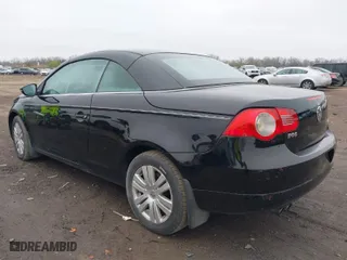 2009 Volkswagen Eos Komfort with VIN WVWBA71F89V019218, listed as a IAAI auction lot 42010071 with 136,450 mi miles. Bid and sale history available at carsss.com. Image 3.