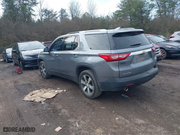 2018 Chevrolet Traverse LT Leather with VIN 1GNERHKW2JJ184968, listed as a IAAI auction lot 41467091 with 167,118 mi miles. Bid and sale history available at carsss.com. Image 3.