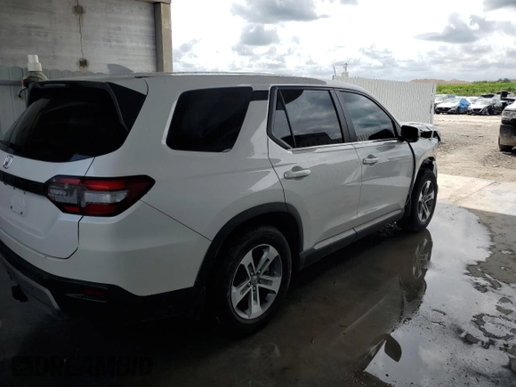 2023 Honda Pilot EX-L 8 Passenger with VIN 5FNYG2H49PB012550, listed as a Copart auction lot 71448734 with 79,491 mi miles and Non Repairable. Bid and sale history available at carsss.com. Image 3.
