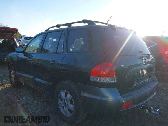 2006 Hyundai Santa Fe GLS with VIN KM8SC13D36U100031, listed as a IAAI auction lot 41240289 with 189,195 mi miles. Bid and sale history available at carsss.com. Image 3.