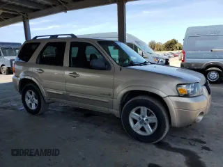 2007 Ford Escape Hybrid with VIN 1FMCU49H27KB80996, listed as a Copart auction lot 50178495 with 161,080 mi miles and Salvage Title. Bid and sale history available at carsss.com. Image 4.