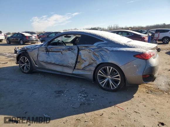 2017 Infiniti Q60 Premium z VIN JN1EV7EL1HM550074, wystawiony jako Copart lot #88887555 z przebiegiem 65 139 mil mil oraz Szkoda całkowita • Salvage title. Historia ofert i sprzedaży dostępna na DreamBid. Obrazek 2.