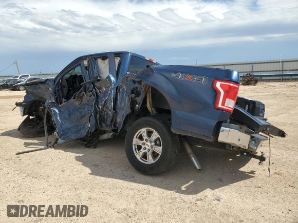 2017 Ford F-150 XL with VIN 1FTEX1EP4HFA85432, listed as a Copart auction lot 54600974 with 135,285 mi miles and Salvage Title. Bid and sale history available at carsss.com. Image 2.